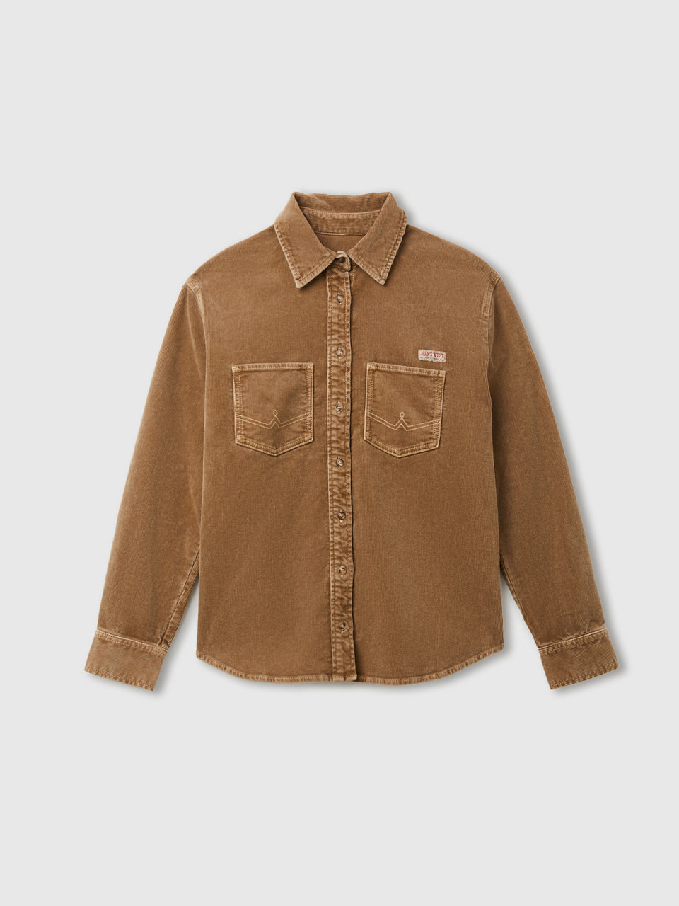 Camisa de veludo canelado lavagem vintage - ucb_image_FS