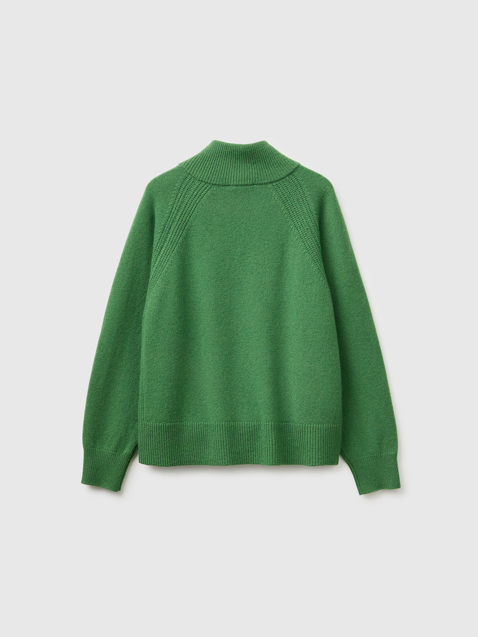 Camisola de gola alta com botões 100% lã - ucb_image_BS