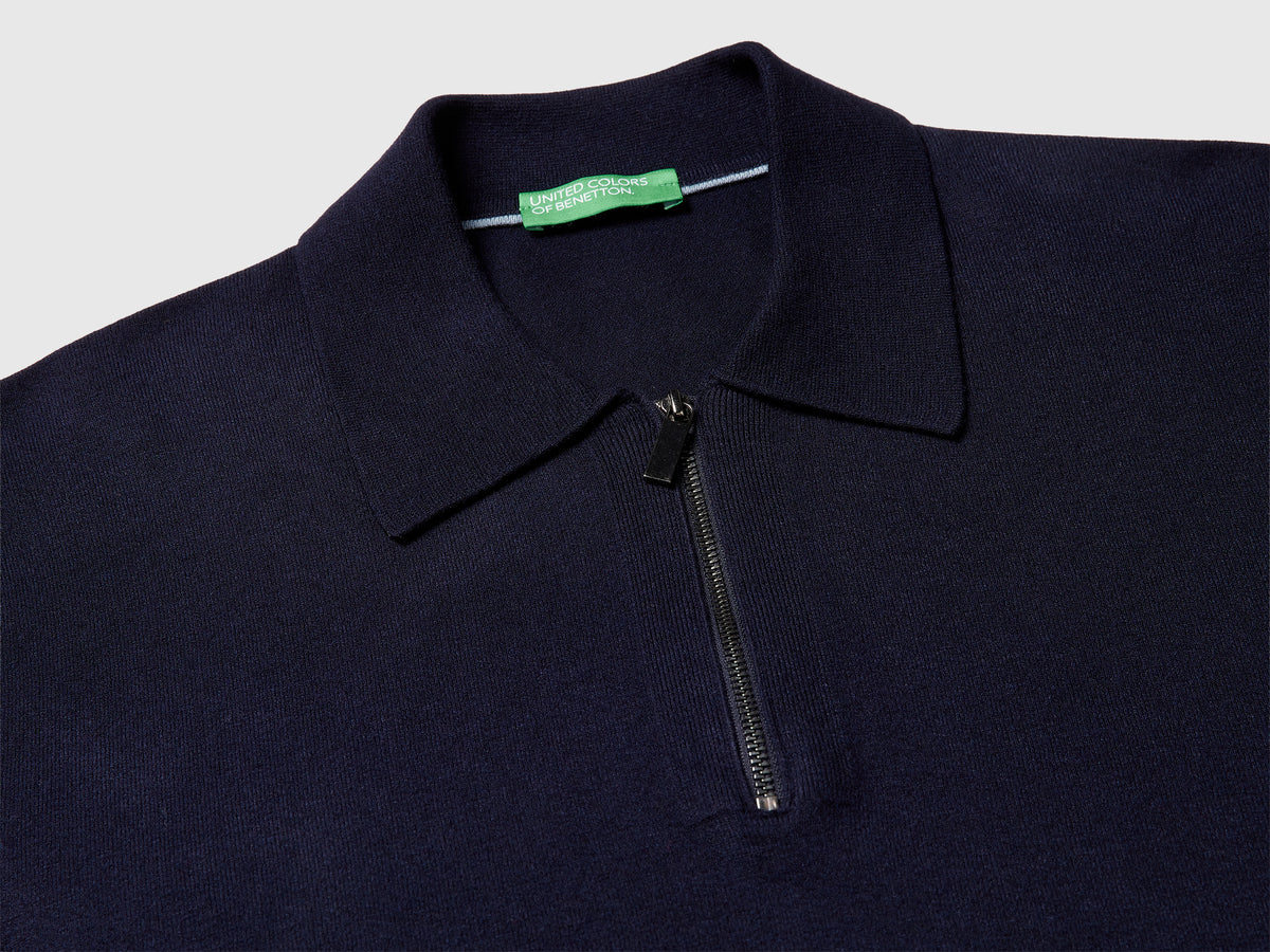 Polo de malha em mistura de viscose - ucb_image_DS1