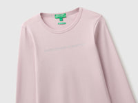 T-shirt de manga comprida com logótipo glitter - ucb_image_FY