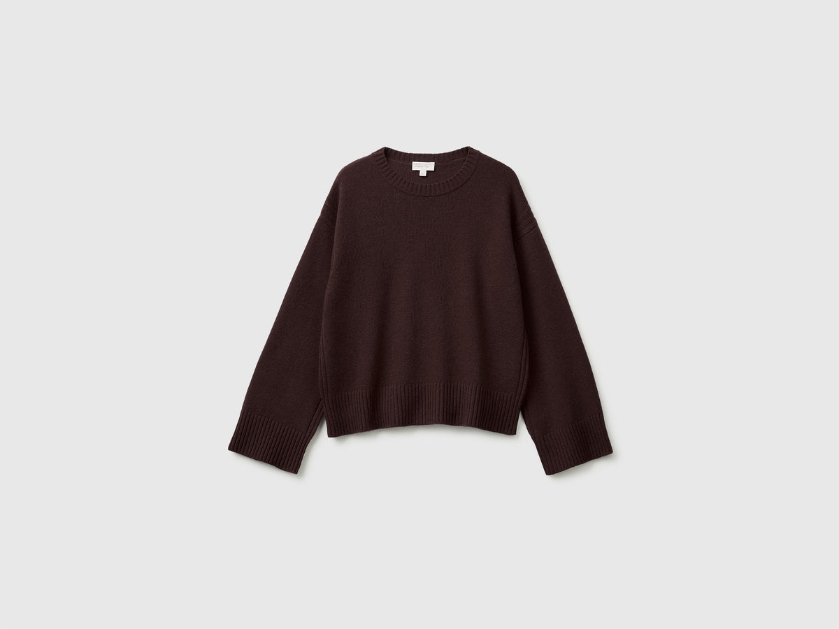 Camisola boxy fit em mistura de lã - ucb_image_FS