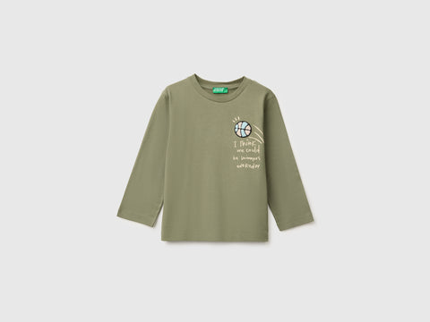 T-shirt em algodão orgânico quente com bordado - ucb_image_FS