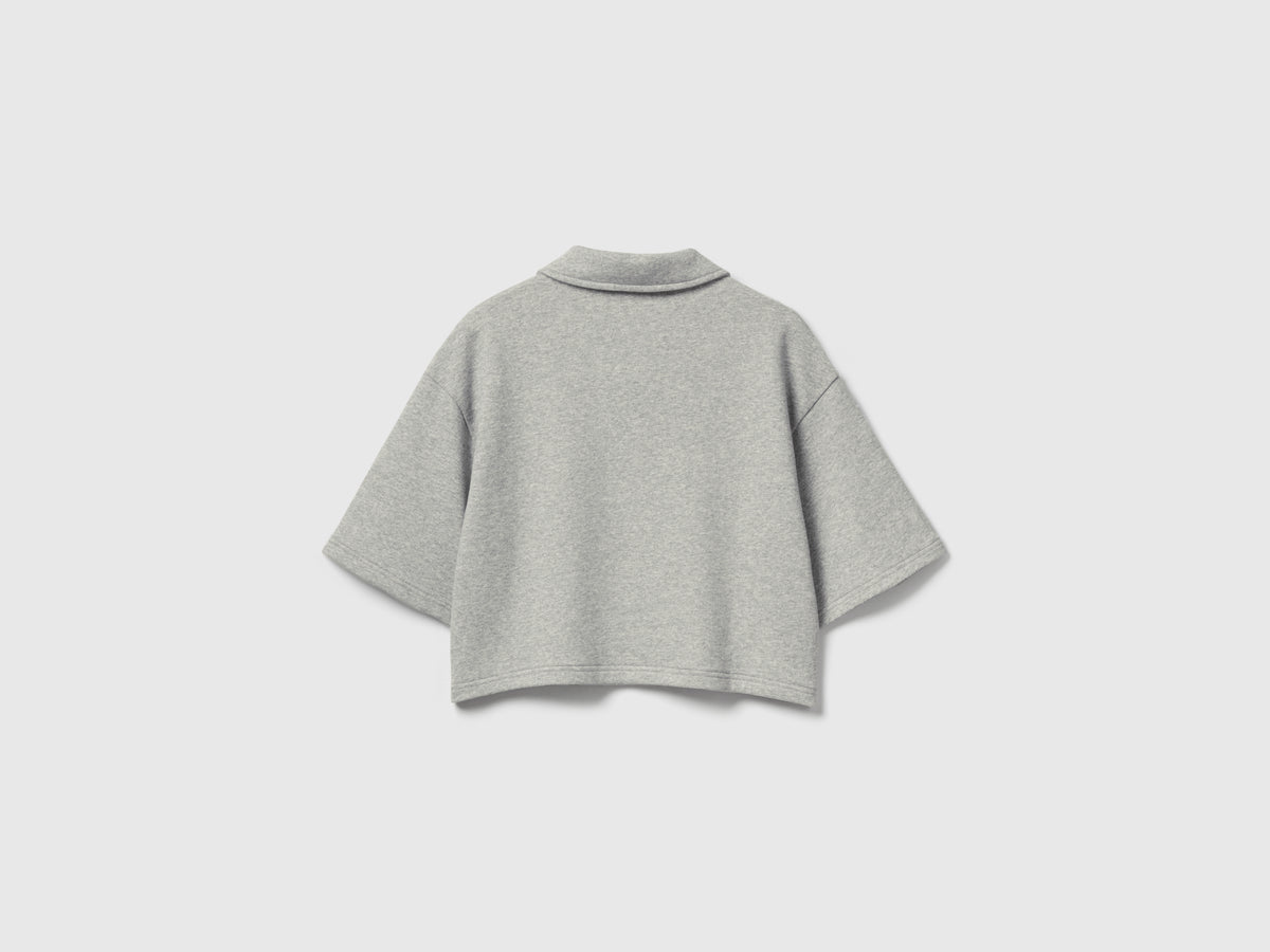 Polo cropped com fecho de correr Stranger Things - ucb_image_BS