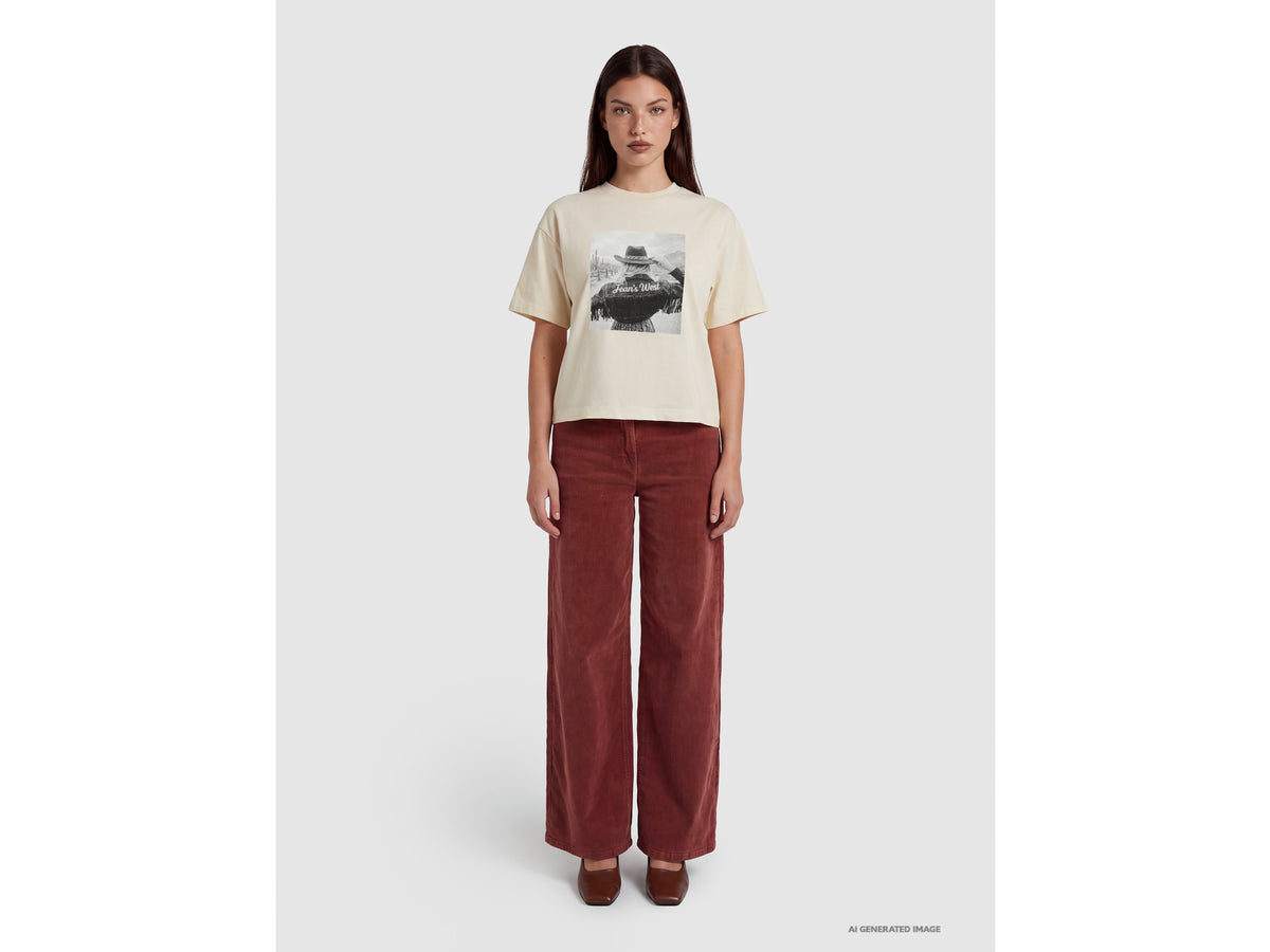 T-shirt relaxed fit com estampa western - ucb_image_FY