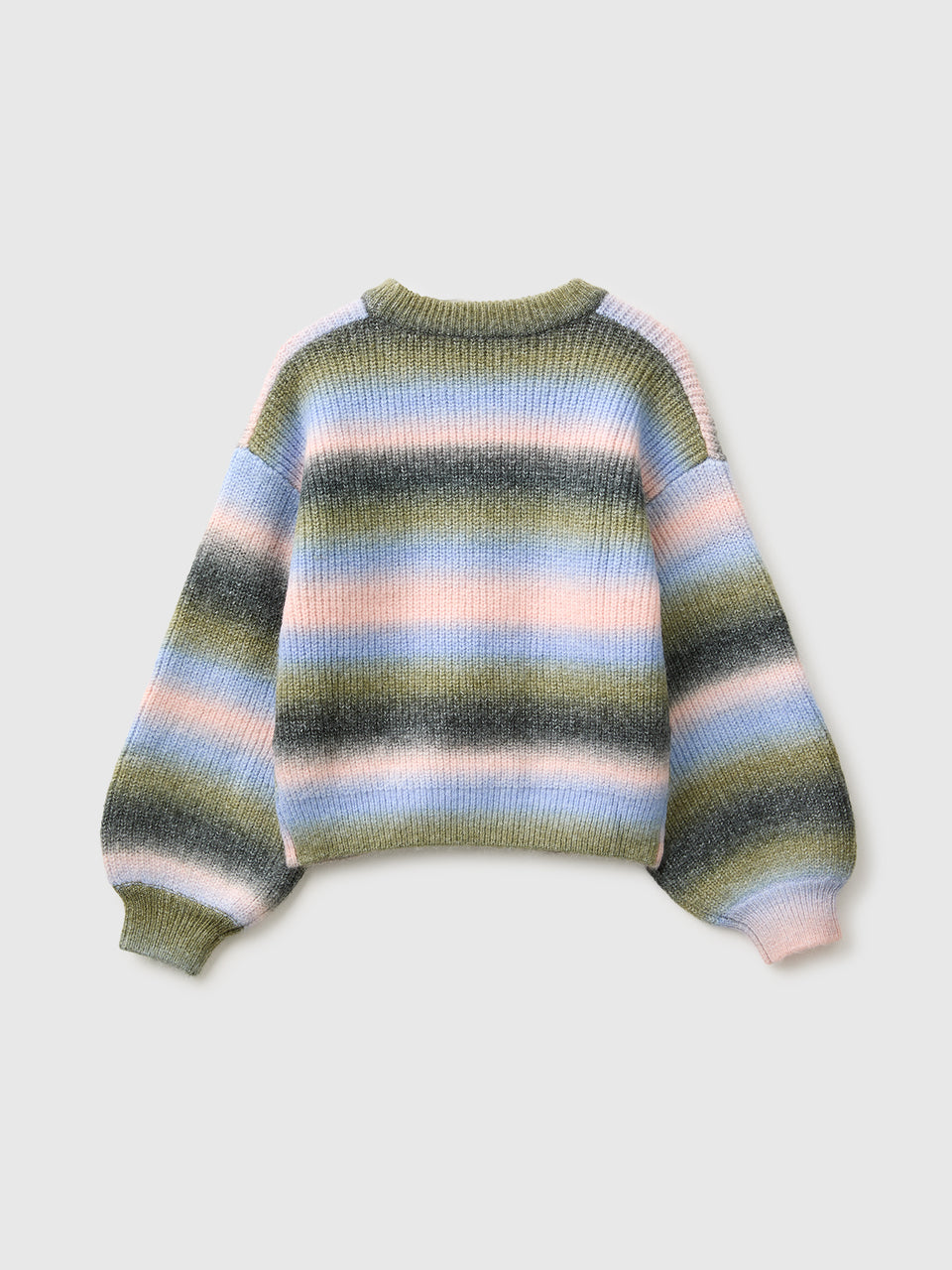 Camisola às riscas degradé em mistura de lã - ucb_image_BS